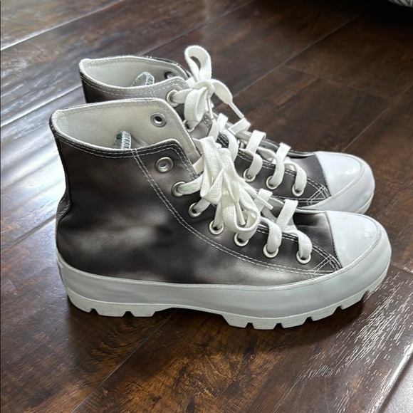Converse Chuck Taylor All Star Lugged High 'Tie Dye'
-Black and White - WO’S 6.5 - Picture 1 of 6